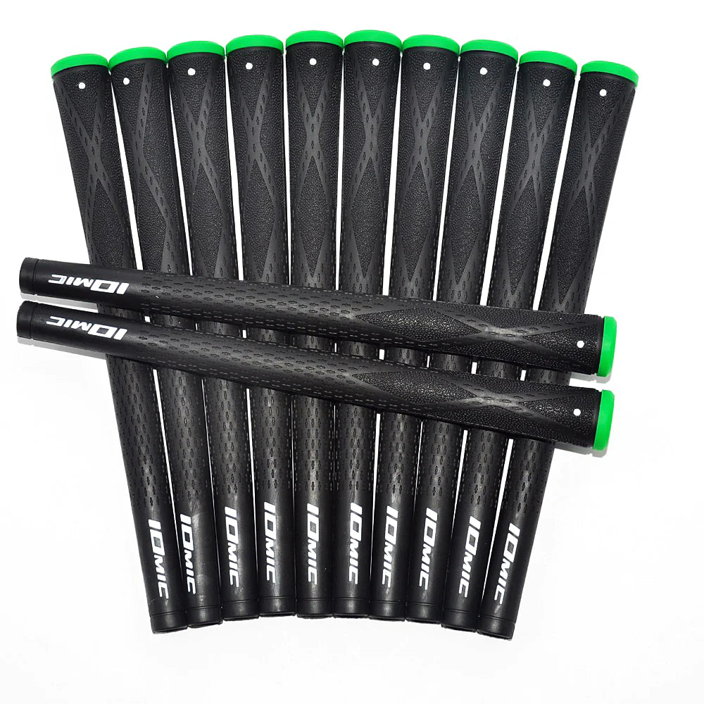 New 10Pcs/Lot IOMIC Negative Ion Ingredient Golf Grip Colorful Grip Wear-Resistant