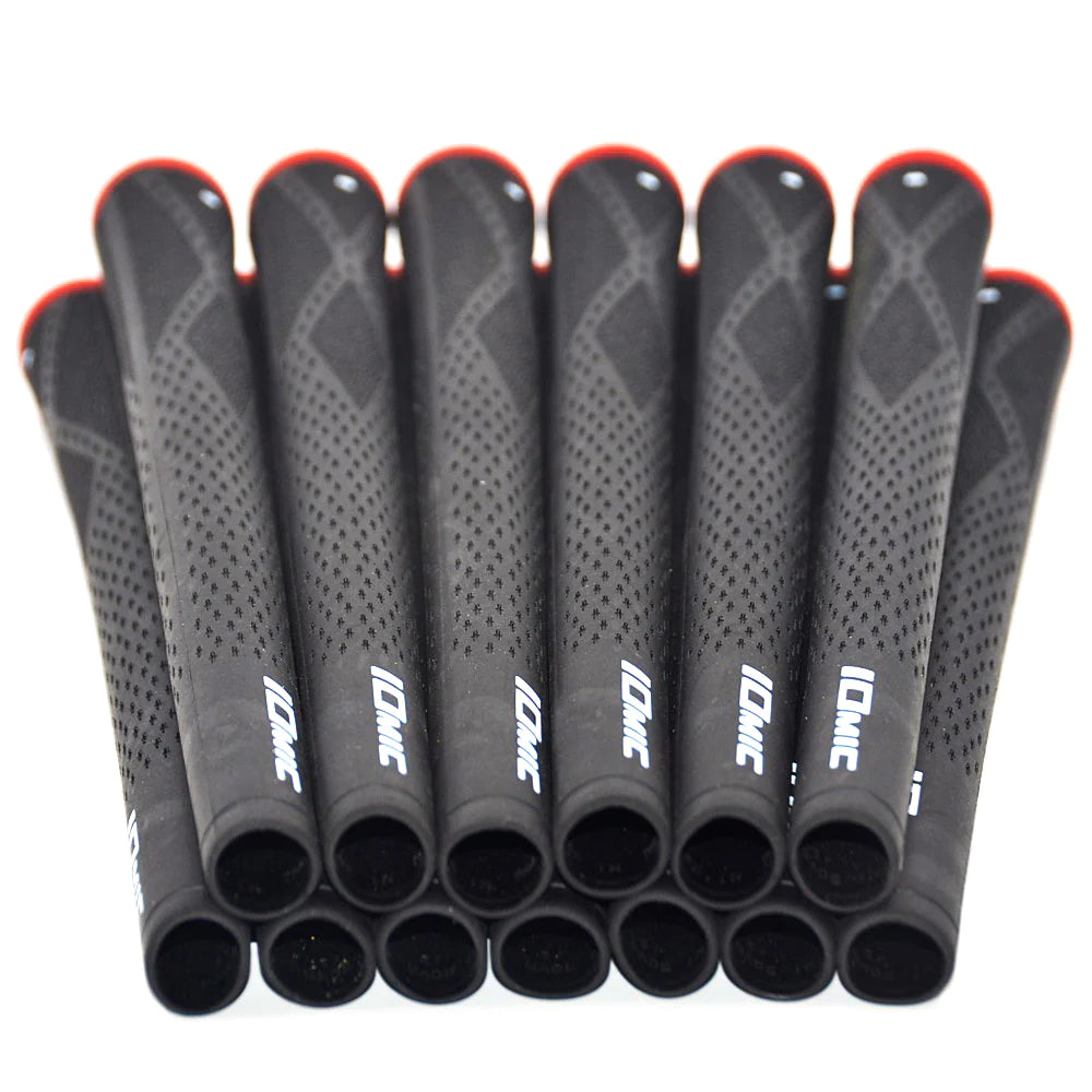 New 10Pcs/Lot IOMIC Negative Ion Ingredient Golf Grip Colorful Grip Wear-Resistant