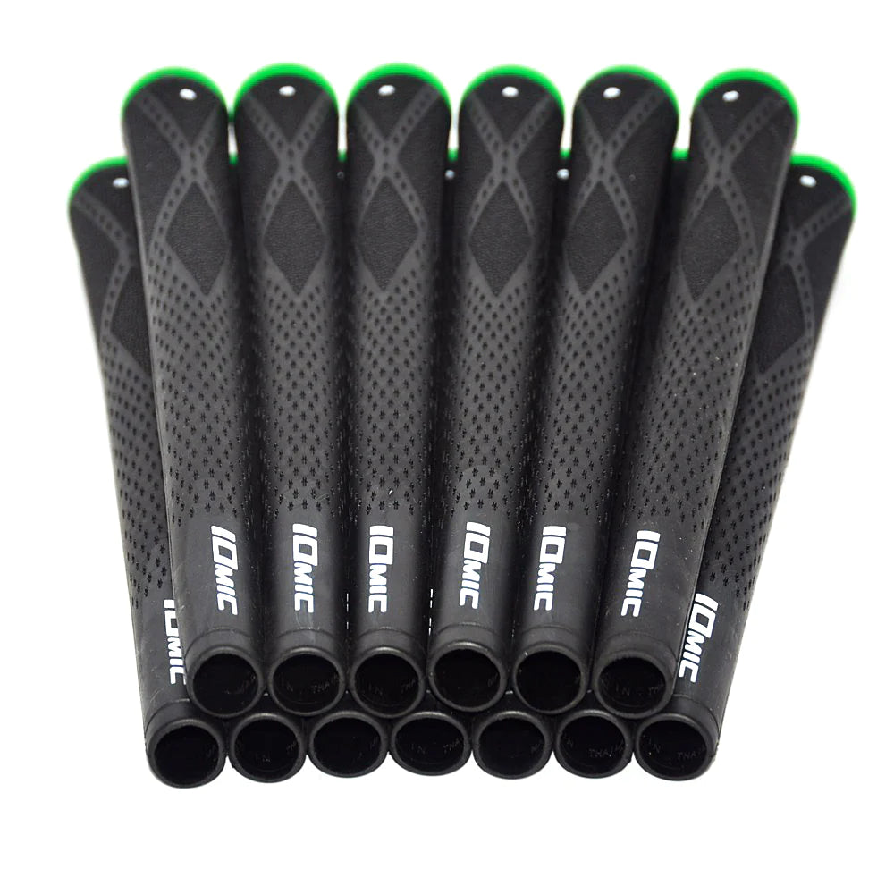 New 10Pcs/Lot IOMIC Negative Ion Ingredient Golf Grip Colorful Grip Wear-Resistant