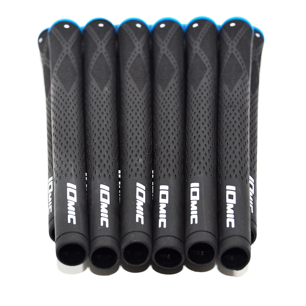 New 10Pcs/Lot IOMIC Negative Ion Ingredient Golf Grip Colorful Grip Wear-Resistant